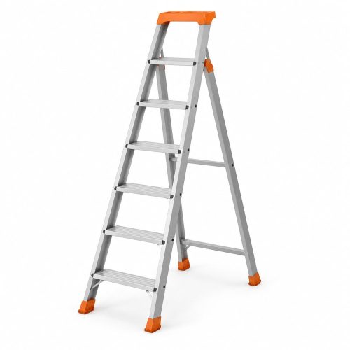 Escalera tijera de aluminio 6 peldaños