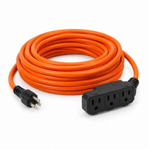 Extensión eléctrica 10 m con 3 enchufes