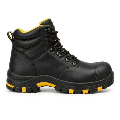 Zapato de seguridad dieléctrico con puntera de acero